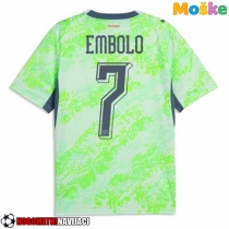 Moške Nogometnih dresov Švica Breel Embolo #7 Gostujoči SP 2026 Kratki rokavi
